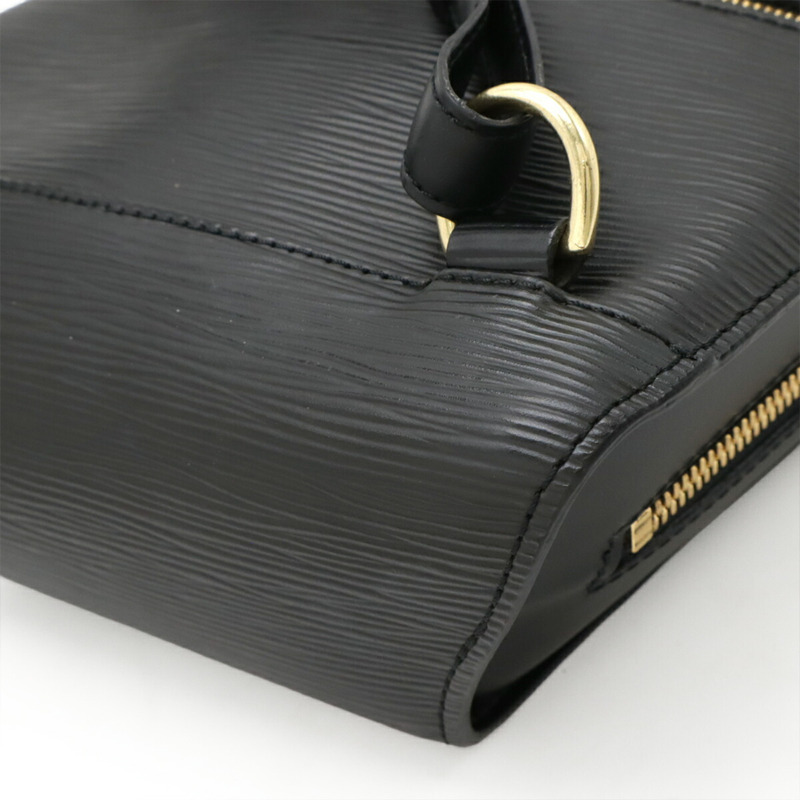 路易威登 Epi Mabillon 雙肩包/單肩包 黑色皮革 M52232-3