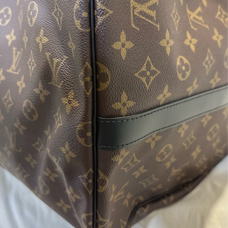 LOUIS VUITTON Keepall Bandoulière 55 Macassar-8
