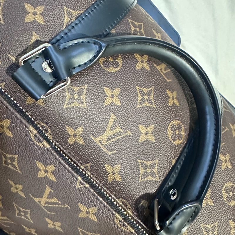 LOUIS VUITTON Keepall Bandoulière 55 Macassar-15