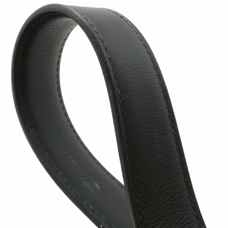 愛馬仕 Picotin Lock PM 手袋/托特包，採用 Toile Goelan Swift 皮革，黑色，帶有 U 字印記-4