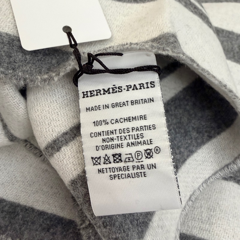 Hermes 愛馬仕 Casaque Les Sangles圍巾 雙色 雙面可用-3