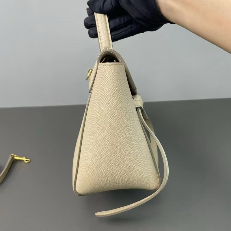 Celine奶茶色nano鯰魚包 99新配件塵袋-3