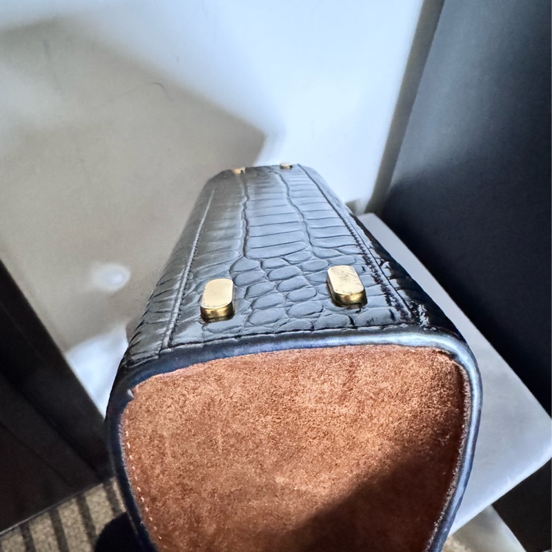 Tory Burch LEE RADZIWILL 鱷魚壓紋手提單肩包-10