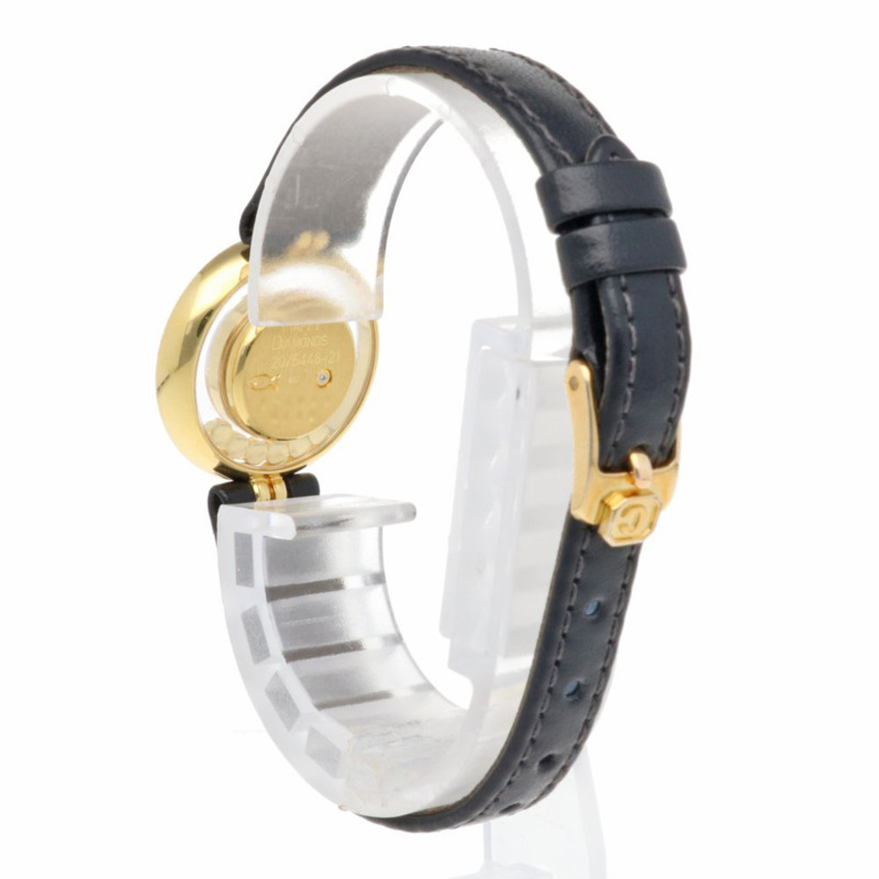 蕭邦 Happy Diamonds 腕錶,20/5448-21,石英錶,女士款,鑲鑽錶圈,活動鑽石,紅寶石,原廠維修-4