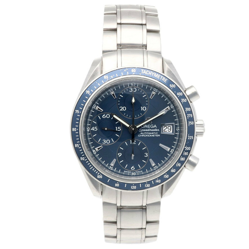 歐米茄超霸系列腕錶，不鏽鋼材質，型號32128000，自動上鍊，男士腕錶，歐米茄計時碼錶，已翻新-7