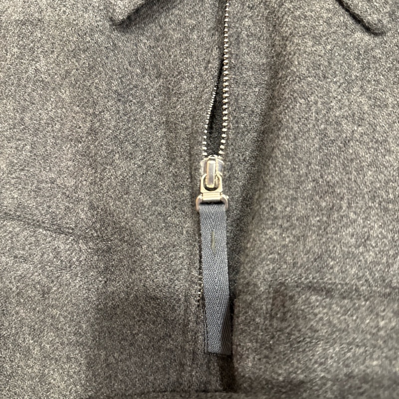 KENZO 法蘭絨沉穩灰平織外套-12