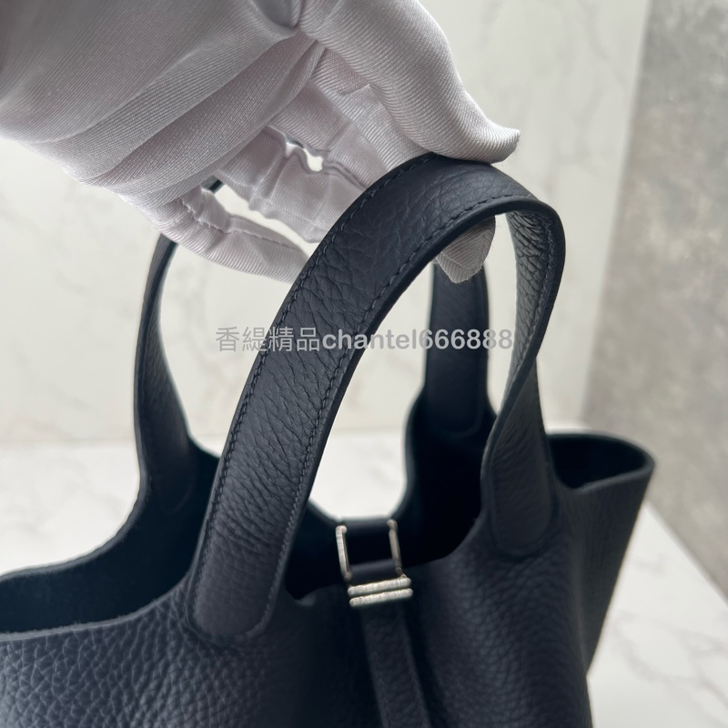 💗香緹國際精品💗 689 Hermes picotin 18 B刻 午夜藍👾-16