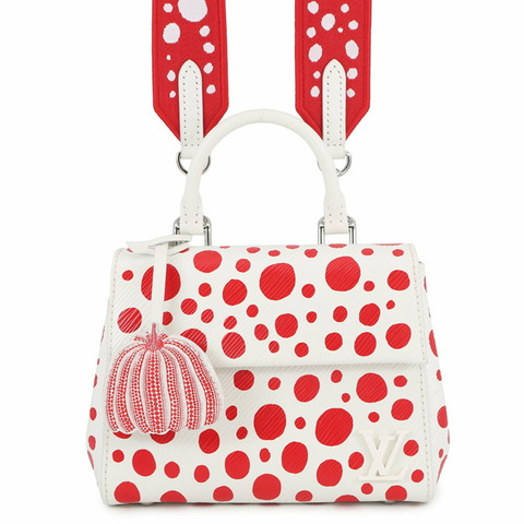 路易威登 Epi 皮革手提包，LV×YK Cluny Mini M21722，兩用單肩背包，草間彌生聯名款