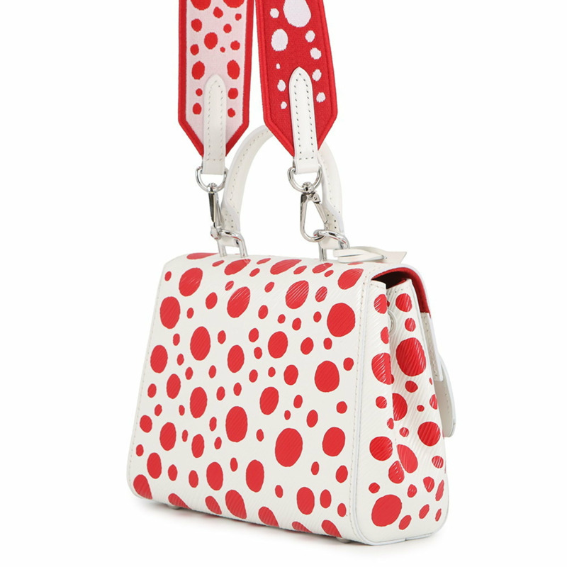 路易威登 Epi 皮革手提包，LV×YK Cluny Mini M21722，兩用單肩背包，草間彌生聯名款-1