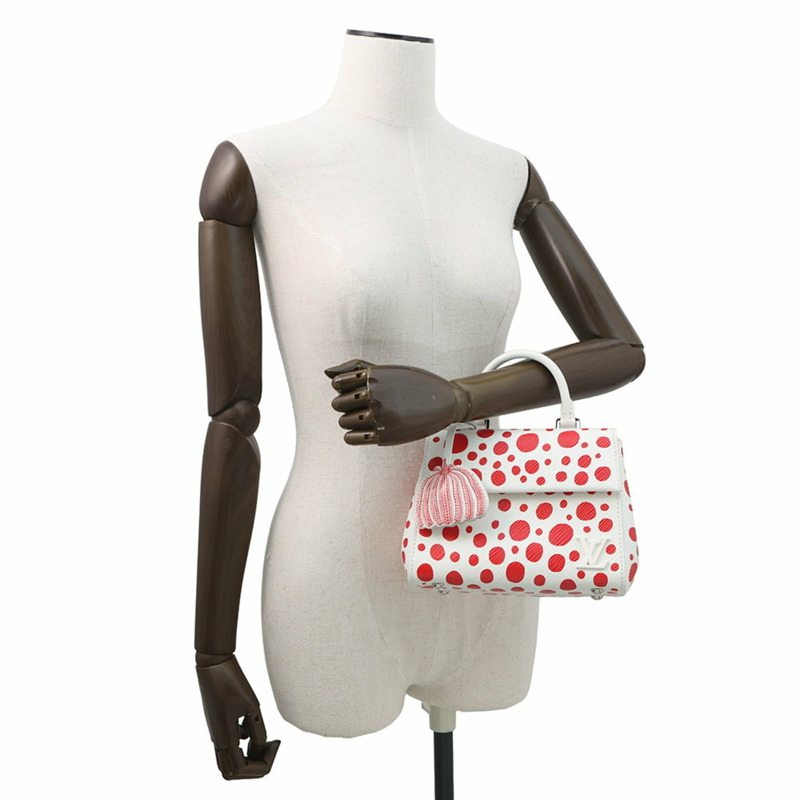 路易威登 Epi 皮革手提包，LV×YK Cluny Mini M21722，兩用單肩背包，草間彌生聯名款-3