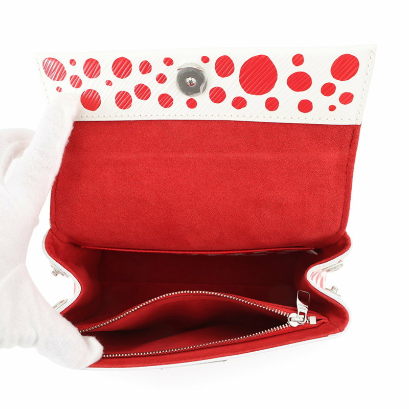 路易威登 Epi 皮革手提包，LV×YK Cluny Mini M21722，兩用單肩背包，草間彌生聯名款-5