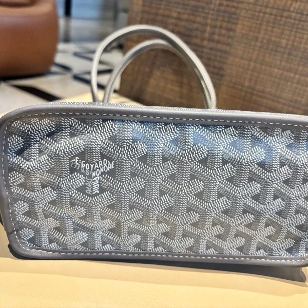 Goyard Anjou Mini Tote灰色-7