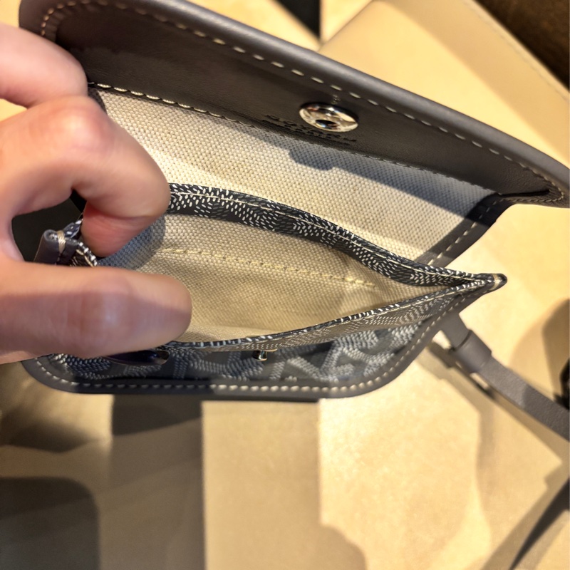 Goyard Anjou Mini Tote灰色-13