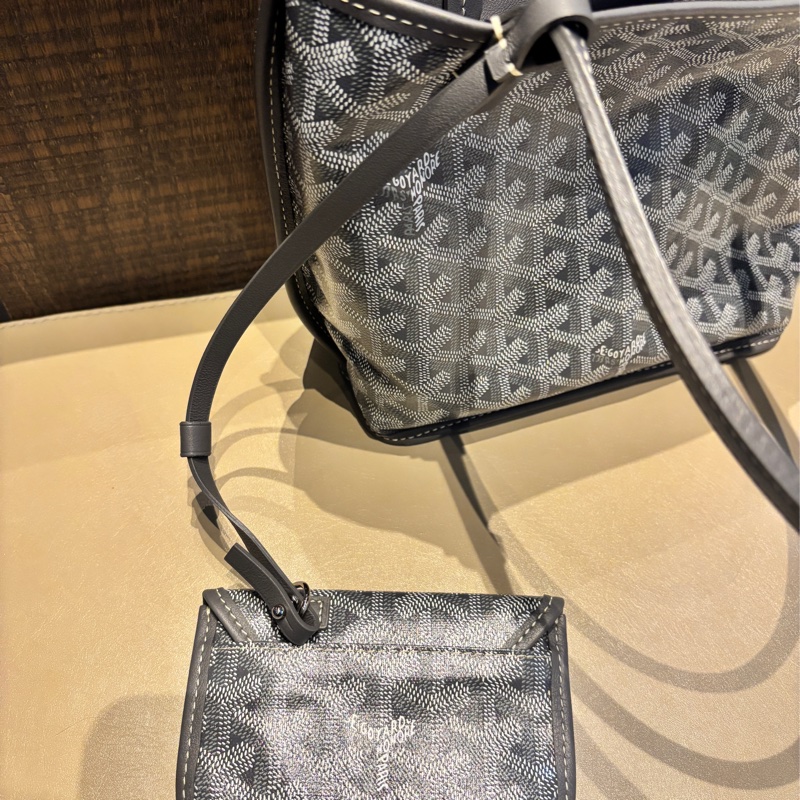 Goyard Anjou Mini Tote灰色-18