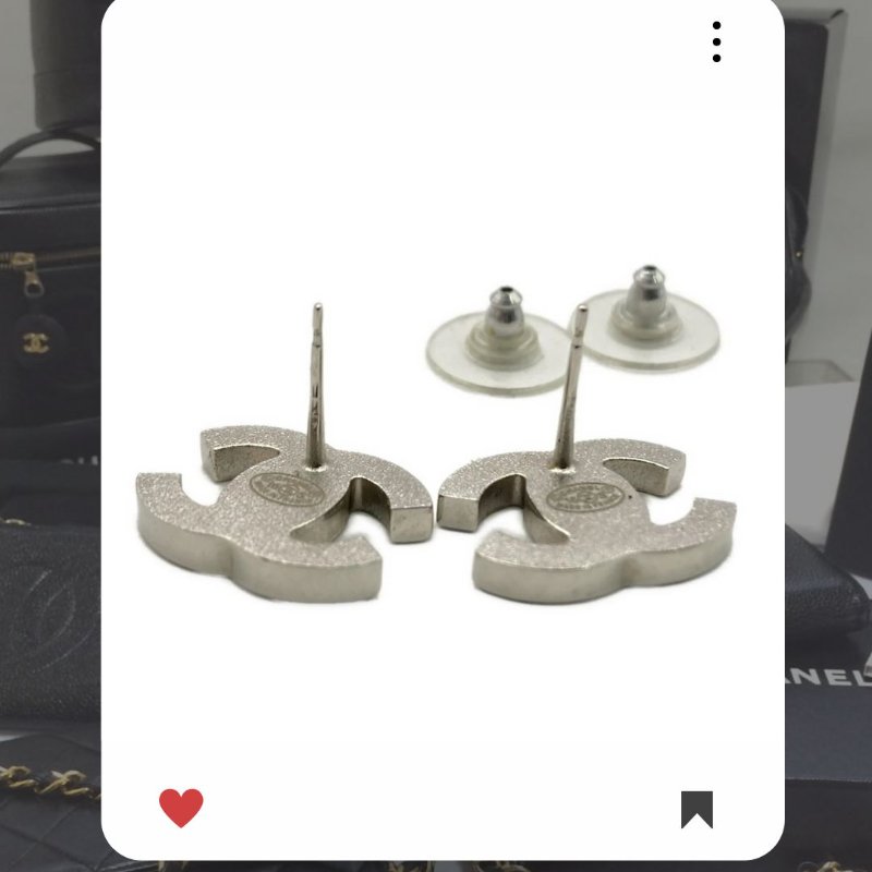 🛍️🎁 雙12🔥 12月新品上架 聖誕節🎄💖 新款 香奈兒 Chanel 海軍藍銀白耳環 🔥 香奈兒熱賣款 香奈兒經典款 耳環 CHANEL EARRING-6