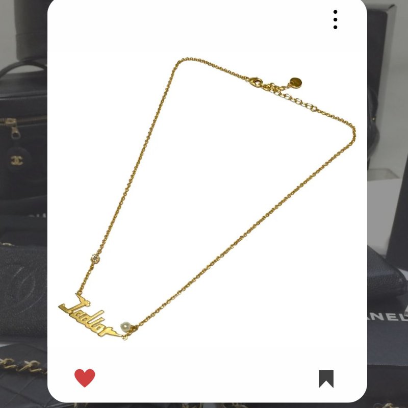 🛍️🎁 雙12🔥 12月新品上架 聖誕節🎄💖 美品 新款 Christian Dior CD 金色頸鏈 🔥Christian Dior熱賣款 DIOR 經典款 頸鏈 Christian Dior Necklace-7