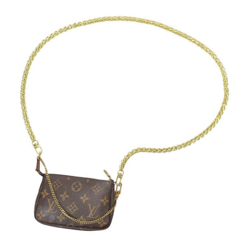 LOUIS VUITTON *自加鏈＞送無品牌鏈帶* Pochette Accessoire 小手袋-0