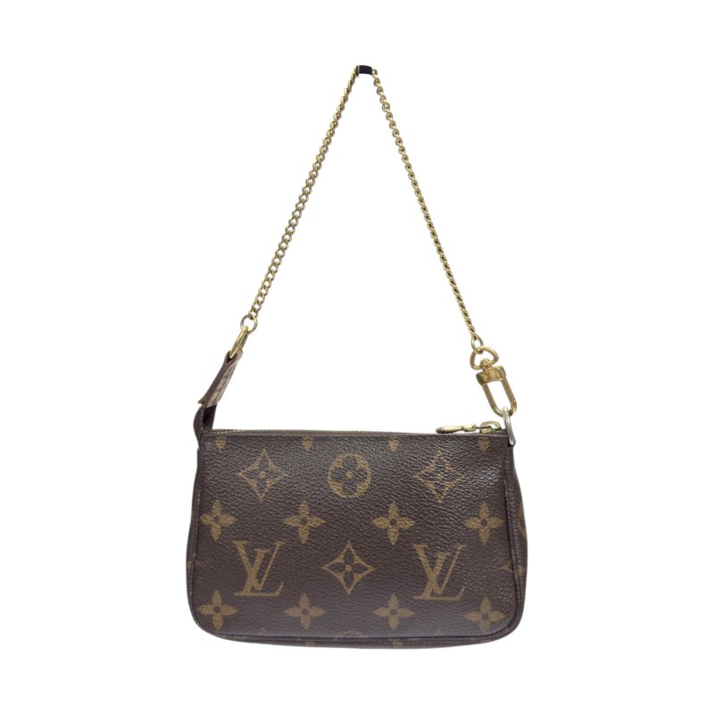 LOUIS VUITTON *自加鏈＞送無品牌鏈帶* Pochette Accessoire 小手袋-2