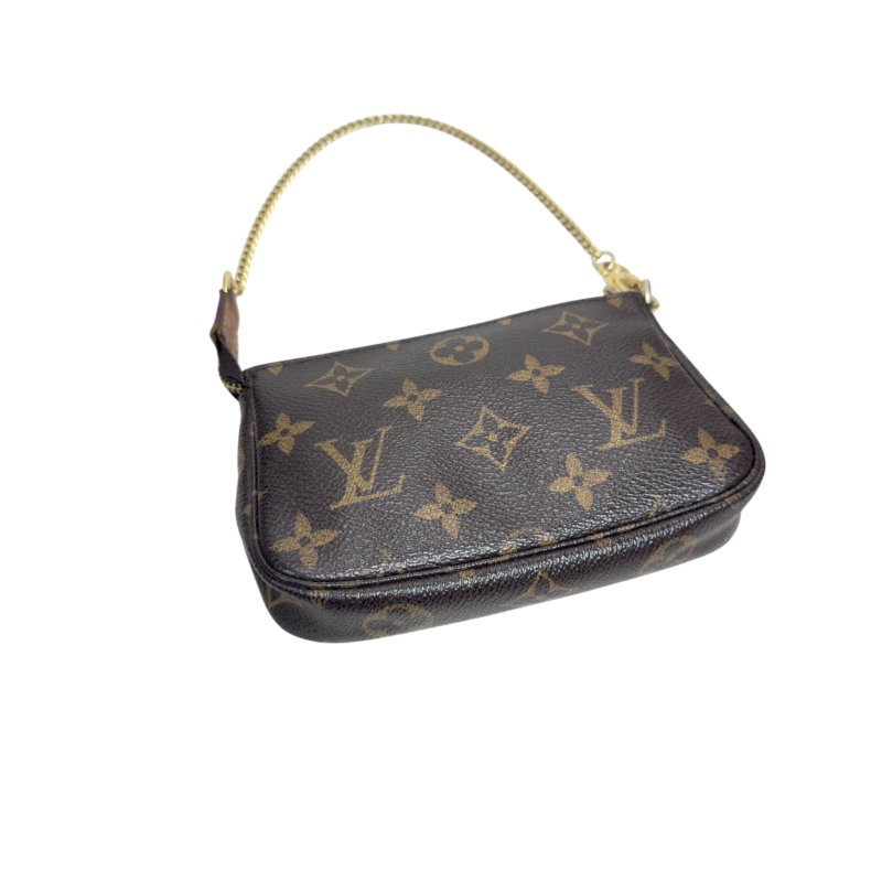 LOUIS VUITTON *自加鏈＞送無品牌鏈帶* Pochette Accessoire 小手袋-10