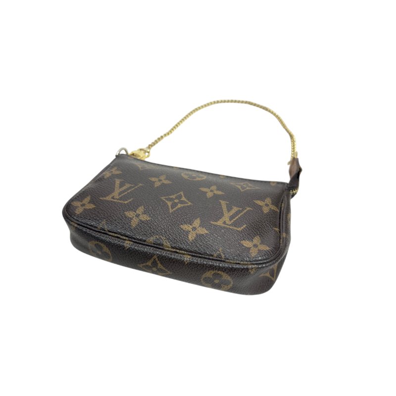 LOUIS VUITTON *自加鏈＞送無品牌鏈帶* Pochette Accessoire 小手袋-13