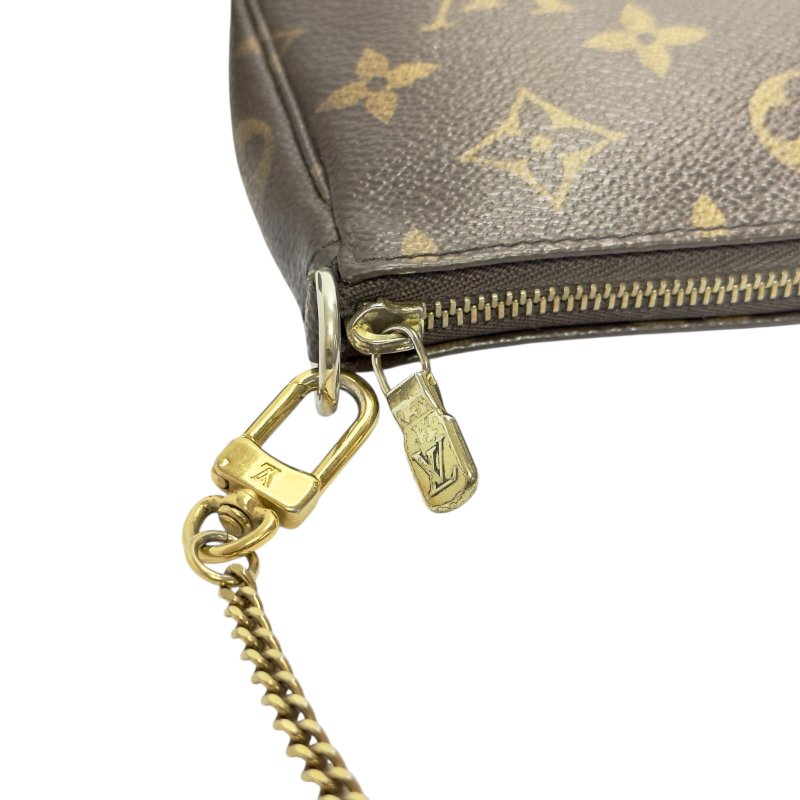 LOUIS VUITTON *自加鏈＞送無品牌鏈帶* Pochette Accessoire 小手袋-14