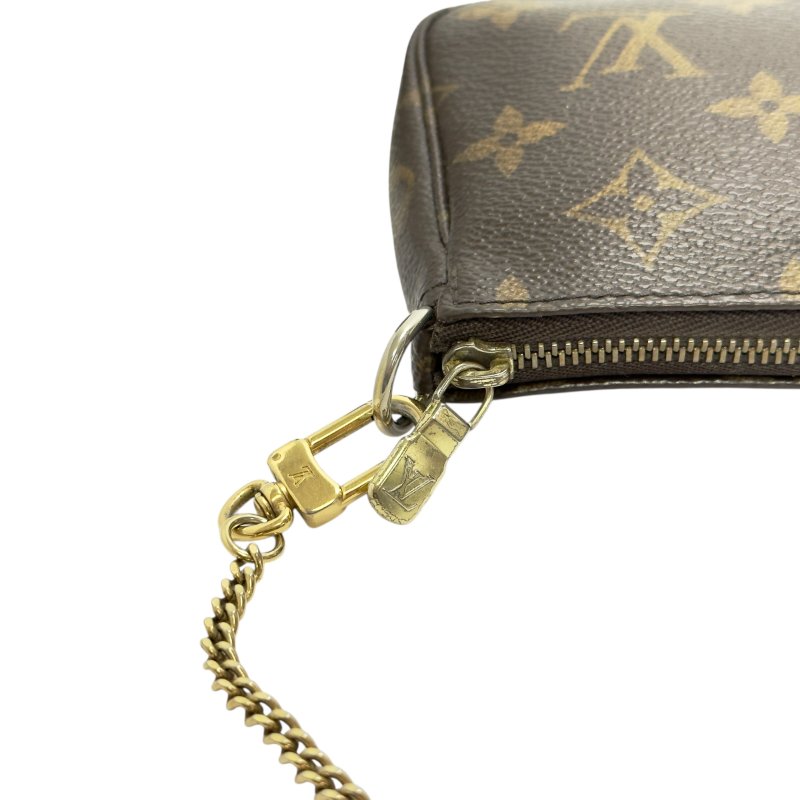 LOUIS VUITTON *自加鏈＞送無品牌鏈帶* Pochette Accessoire 小手袋-15