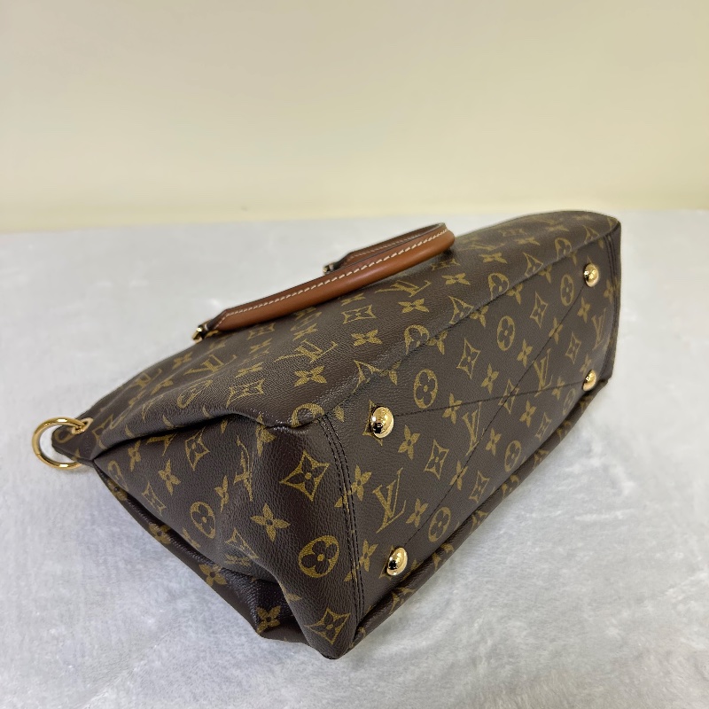 Louis Vuitton LV Pallas MM 中號經典老花手提包-14