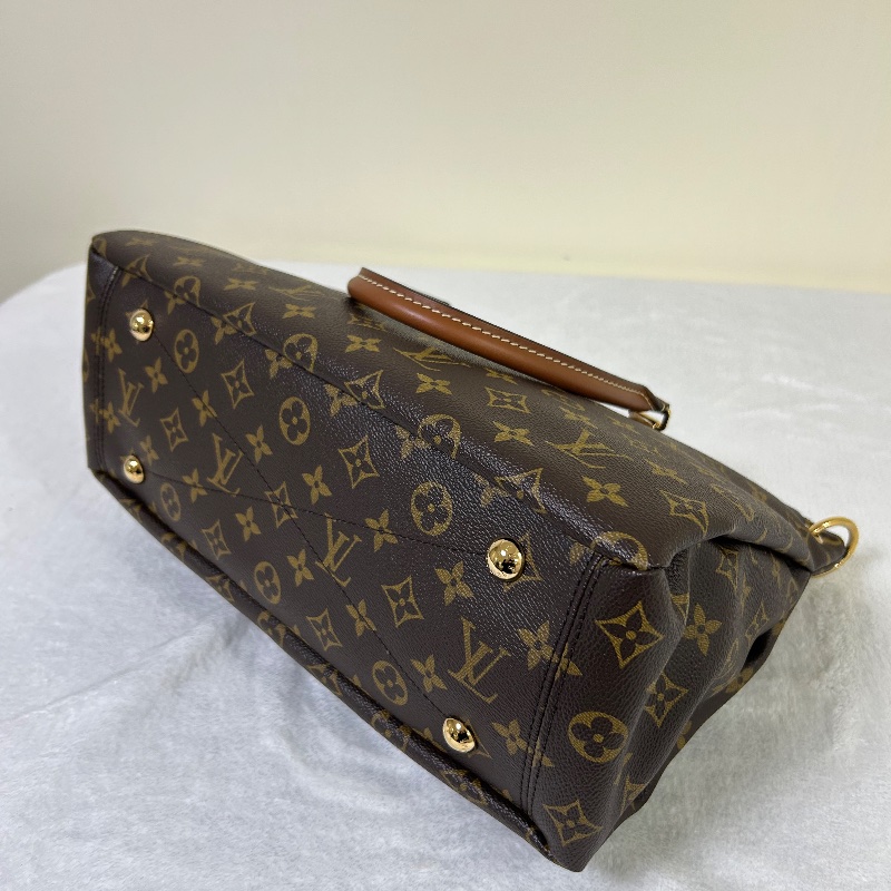 Louis Vuitton LV Pallas MM 中號經典老花手提包-15