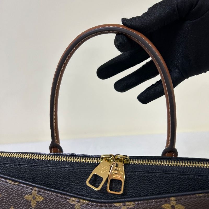 Louis Vuitton LV Pallas MM 中號經典老花手提包-35