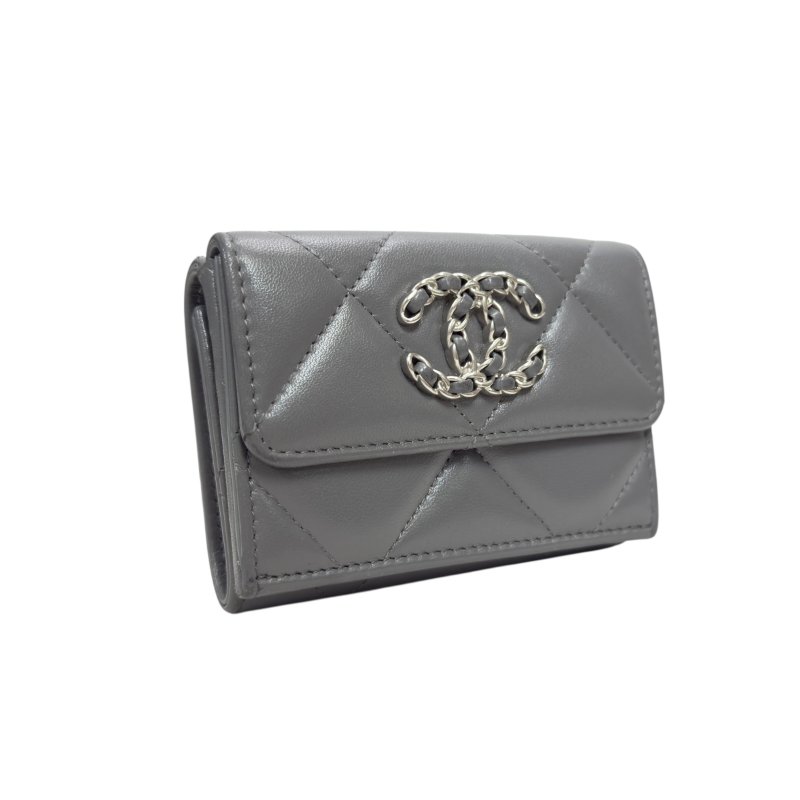 CHANEL 19 多摺 迷你銀包-3