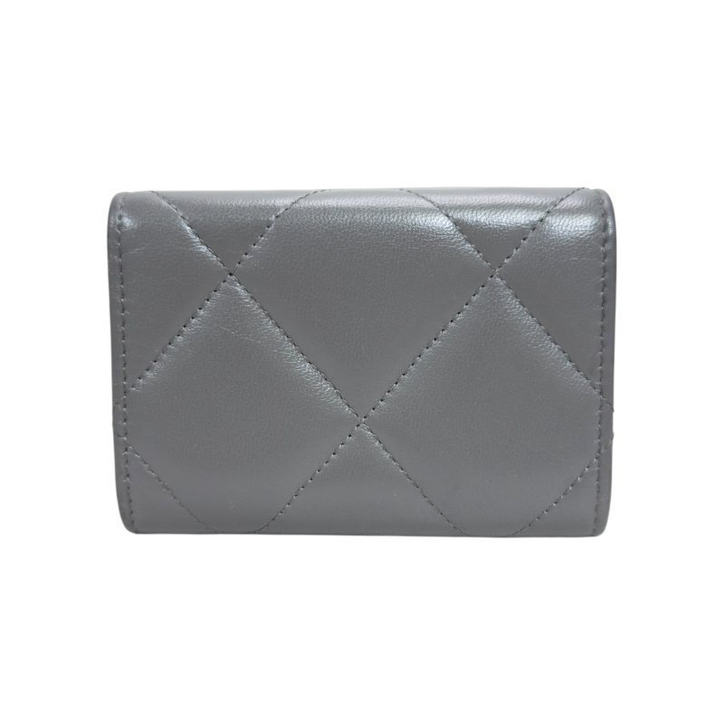 CHANEL 19 多摺 迷你銀包-4