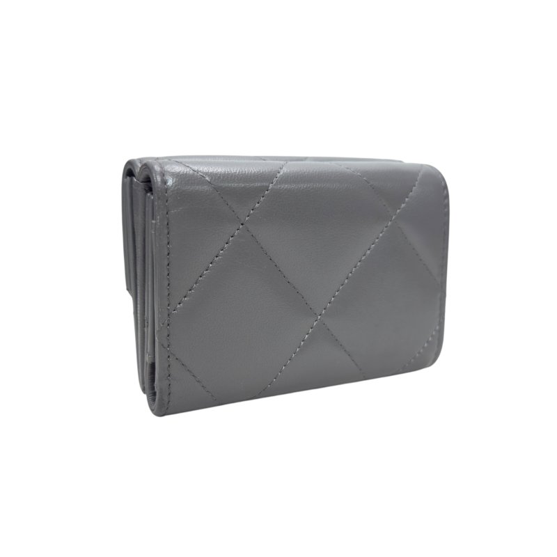 CHANEL 19 多摺 迷你銀包-5