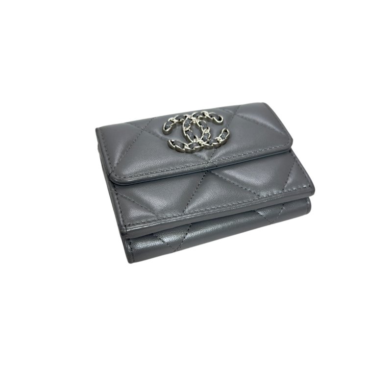 CHANEL 19 多摺 迷你銀包-8