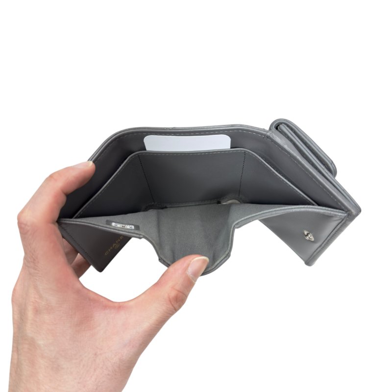 CHANEL 19 多摺 迷你銀包-25