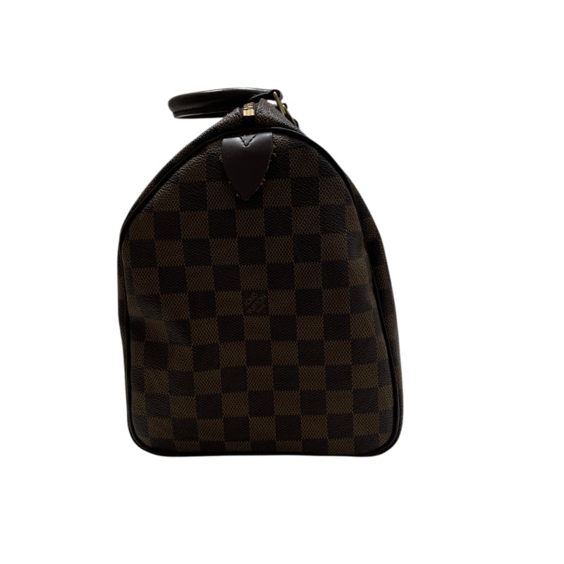 LOUIS VUITTON 路易威登 N41531 SPEEDY 30 波士頓包 棋盤格 棕色 金釦-3