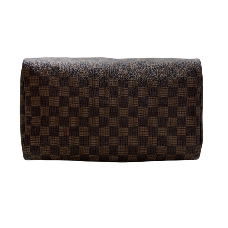 LOUIS VUITTON 路易威登 N41531 SPEEDY 30 波士頓包 棋盤格 棕色 金釦-4