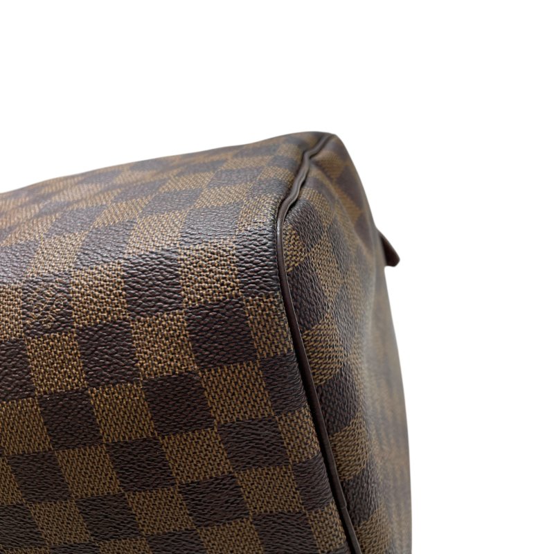 LOUIS VUITTON 路易威登 N41531 SPEEDY 30 波士頓包 棋盤格 棕色 金釦-6