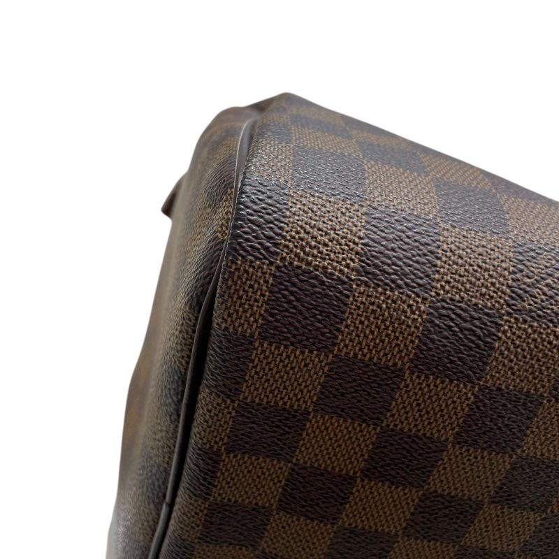 LOUIS VUITTON 路易威登 N41531 SPEEDY 30 波士頓包 棋盤格 棕色 金釦-7