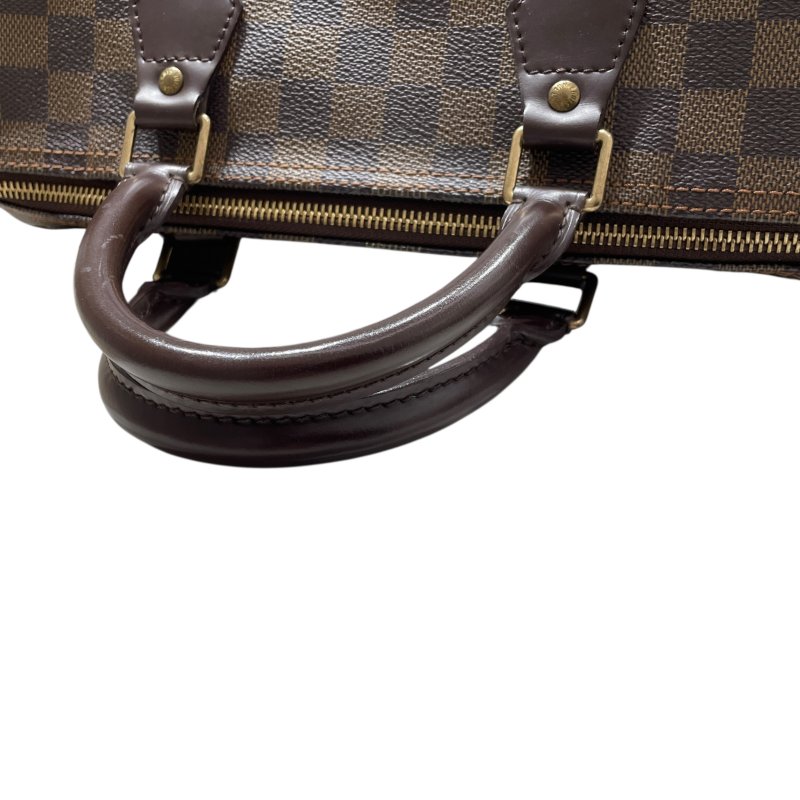 LOUIS VUITTON 路易威登 N41531 SPEEDY 30 波士頓包 棋盤格 棕色 金釦-9