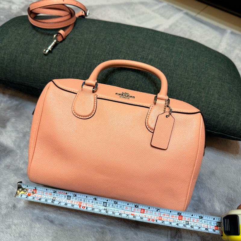 coach 25公分 波士頓包 粉色-0