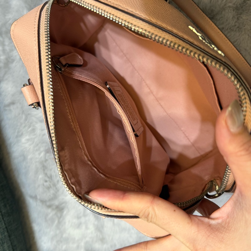 coach 25公分 波士頓包 粉色-1