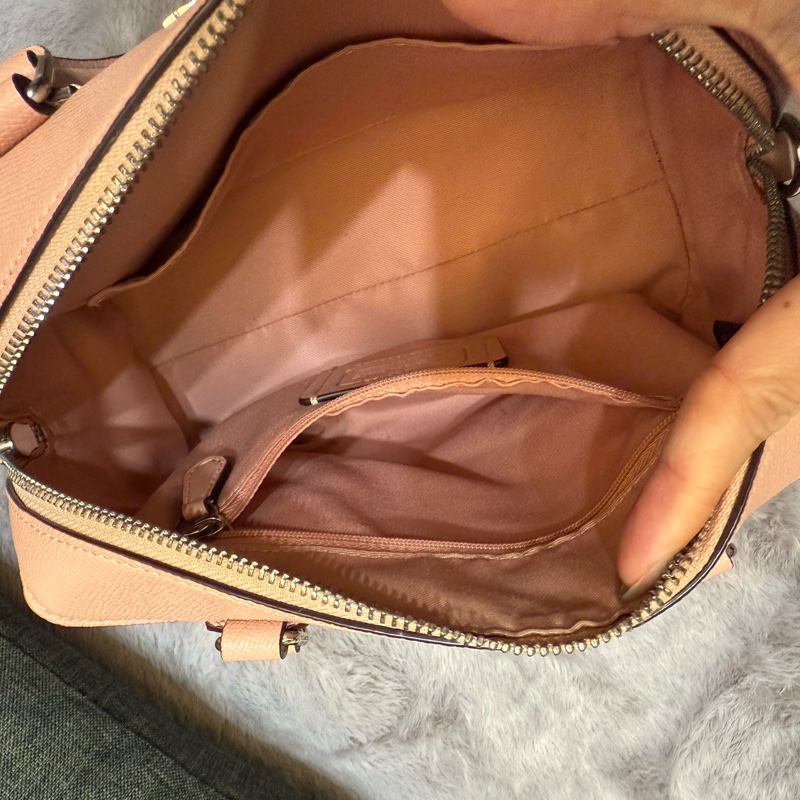 coach 25公分 波士頓包 粉色-18