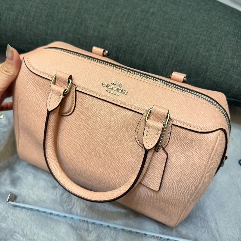 coach 25公分 波士頓包 粉色-2