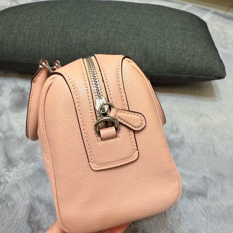 coach 25公分 波士頓包 粉色-13