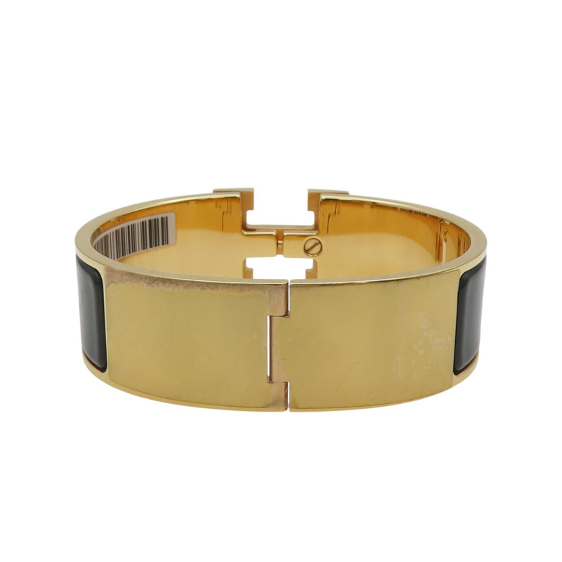 黑色琺瑯 金色鍍金 Clic Clac H手環【HERMES 愛馬仕】 300001FO01GM-1
