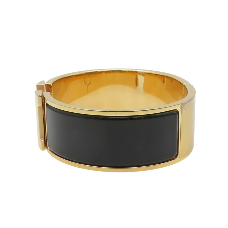 黑色琺瑯 金色鍍金 Clic Clac H手環【HERMES 愛馬仕】 300001FO01GM-3