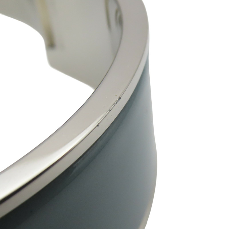 粉藍色琺瑯 銀色鍍金 Clic Clac H 手環【HERMES 愛馬仕】 H300001FP01PM-8