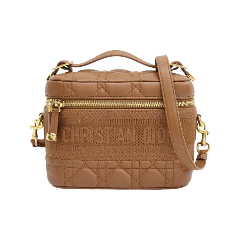 棕色牛皮 Cannage Dior Travel 肩背包【Dior 迪奧】-0