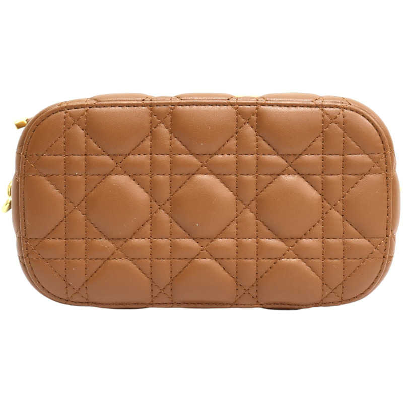 棕色牛皮 Cannage Dior Travel 肩背包【Dior 迪奧】-3