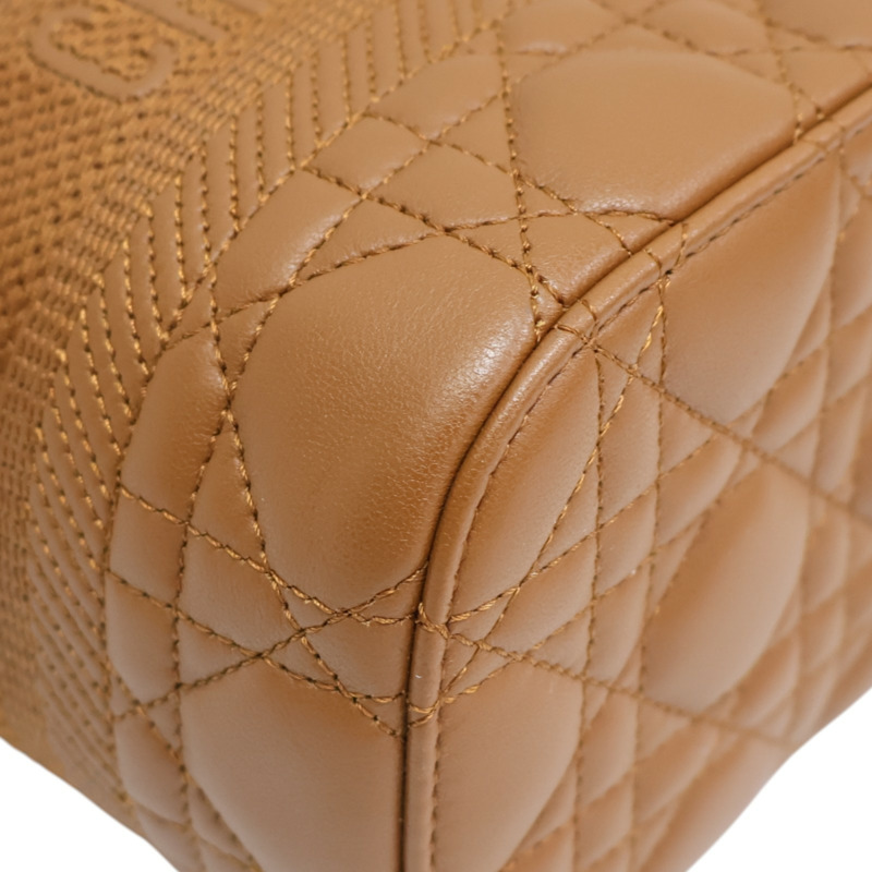 棕色牛皮 Cannage Dior Travel 肩背包【Dior 迪奧】-12